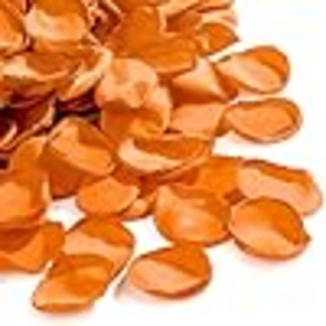 200pc Burnt Orange Silk Rose Petals - Fall Wedding Flower Girl Petals - Autumn Aisle Runner & Table Scatter - Thanksgiving Party Confetti & Centerpiece Decor